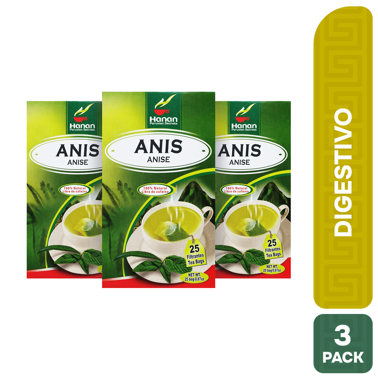 FILTRANTE ANÍS HANAN TRIPACK 25 UND - 1