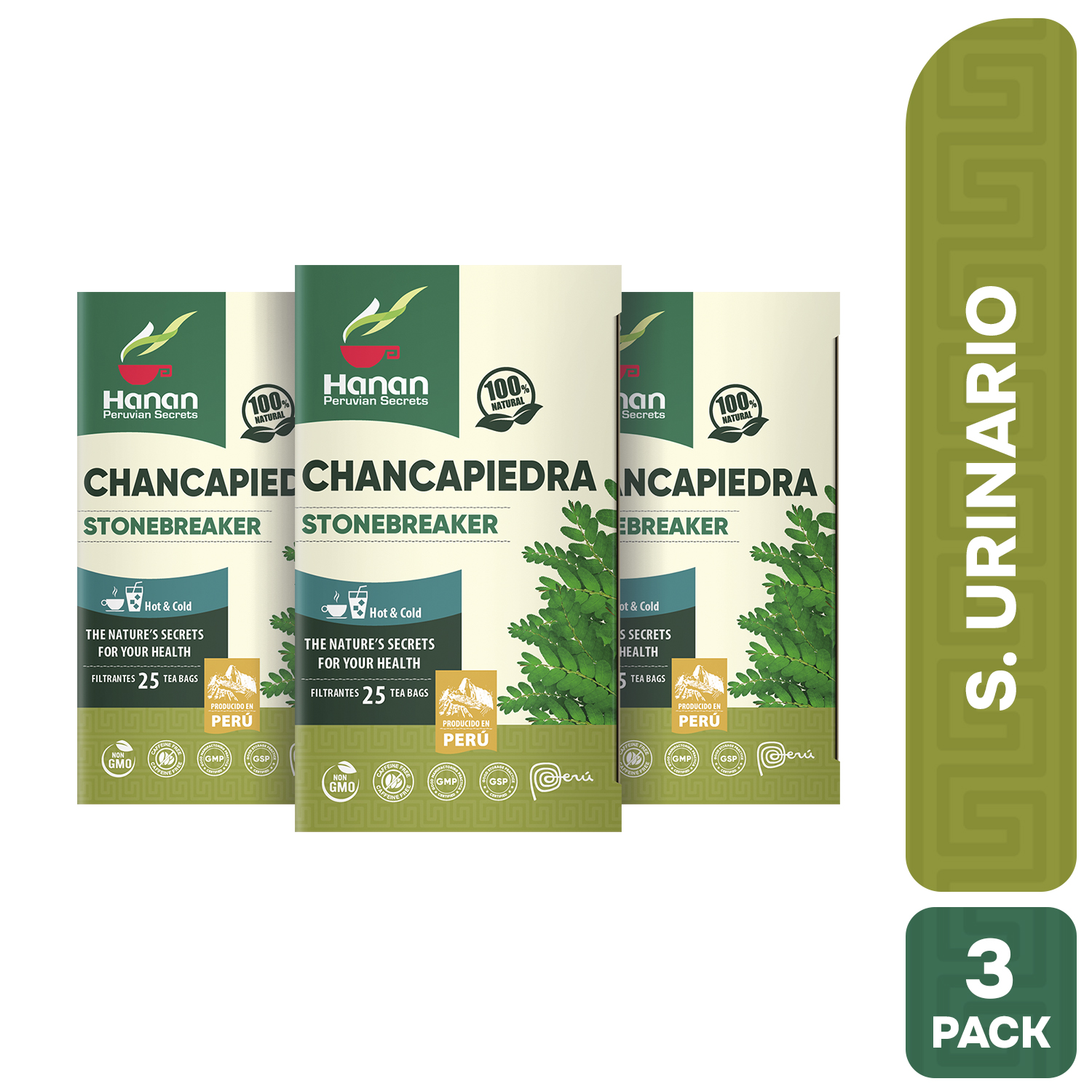FILTRANTE CHANCAPIEDRA HANAN TRIPACK 25 UND - 1