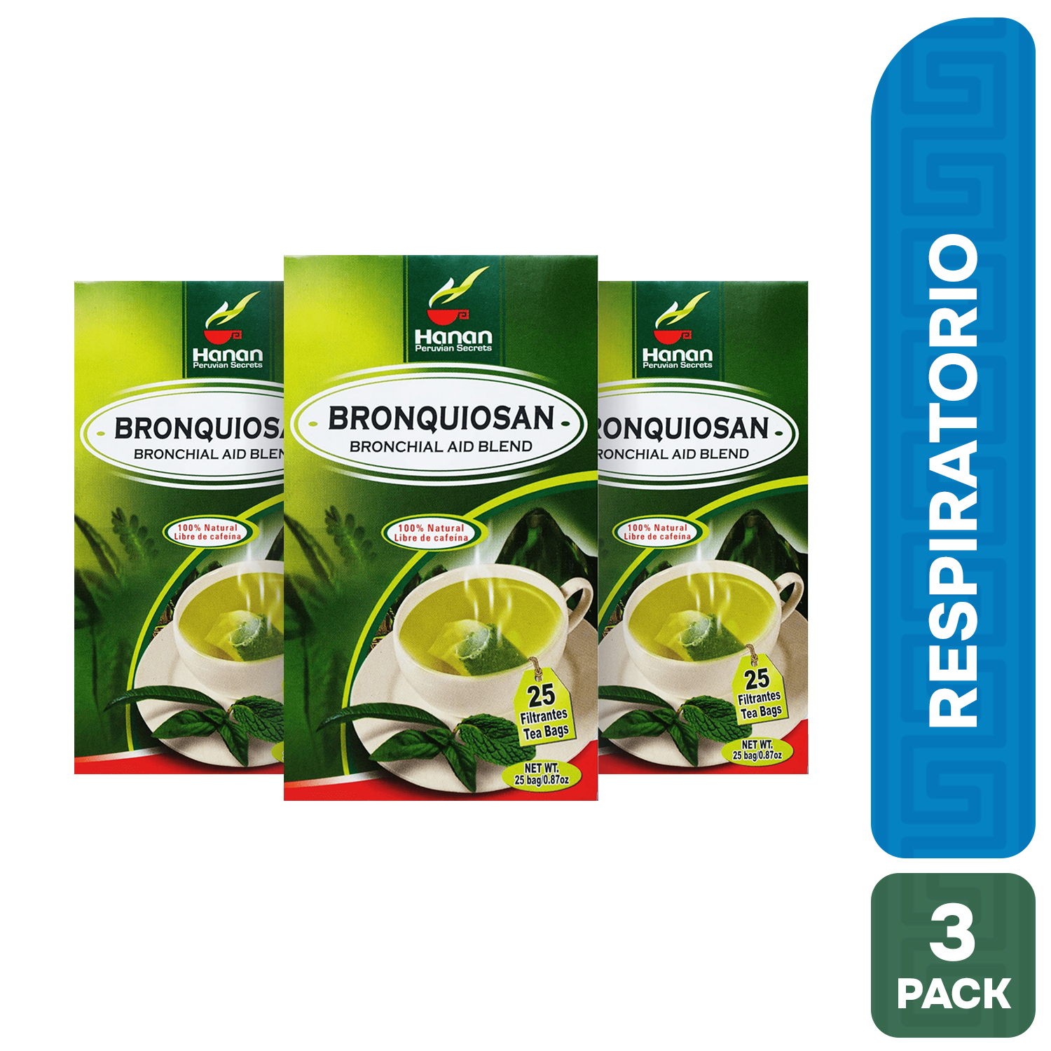 FILTRANTE BRONQUIOSAN HANAN TRIPACK 25 UND - 1