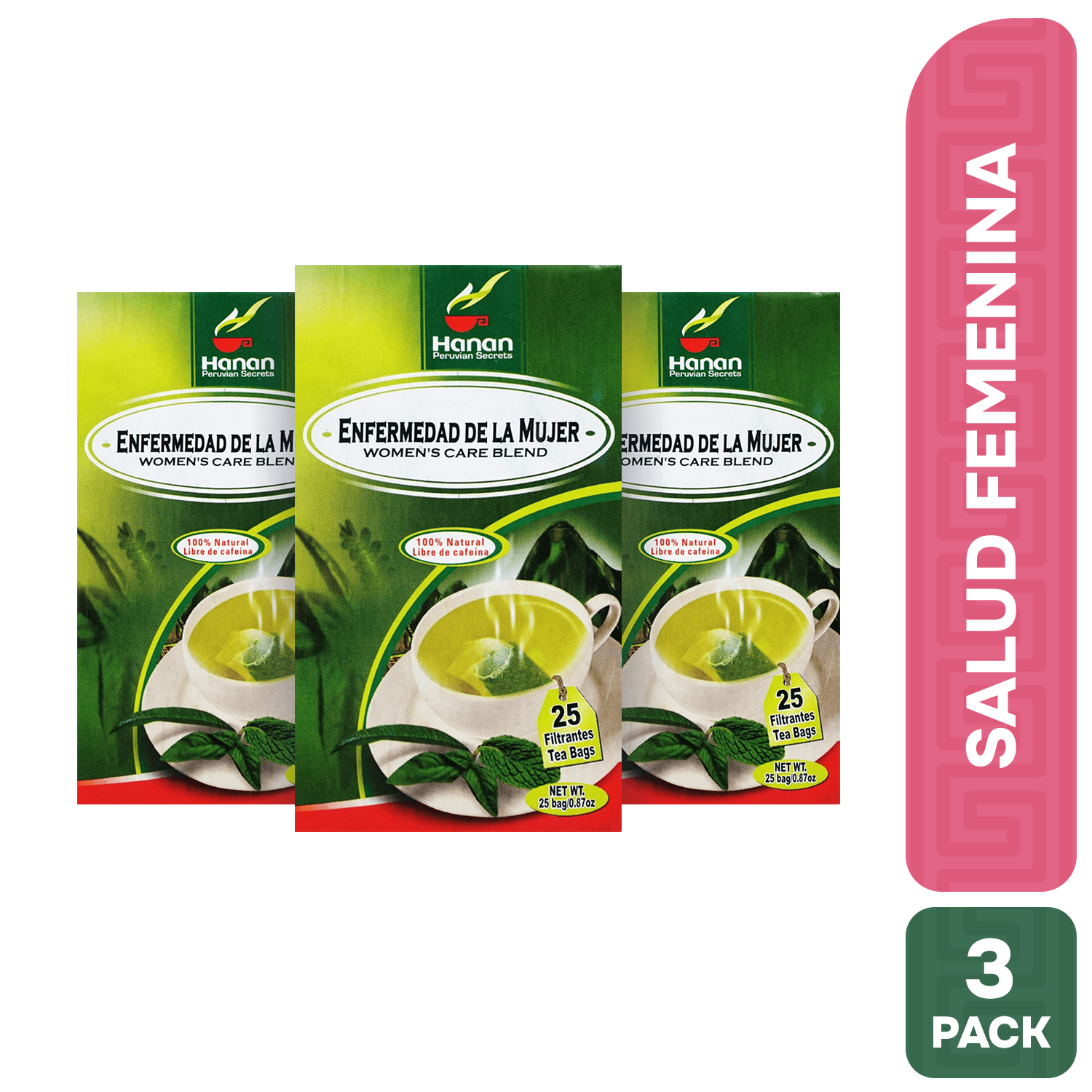 FILTRANTE FEMENINA HANAN TRIPACK 25 UND - 1