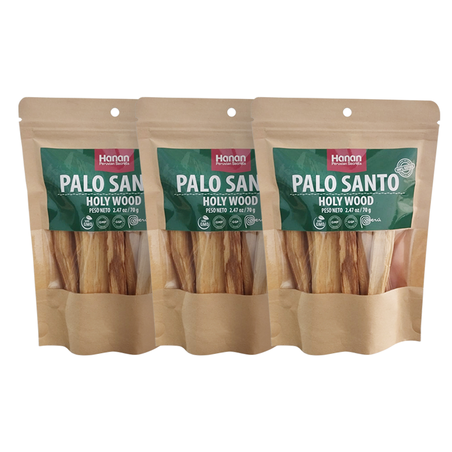 PALO SANTO HANAN TRIPACK 70 GR - 1
