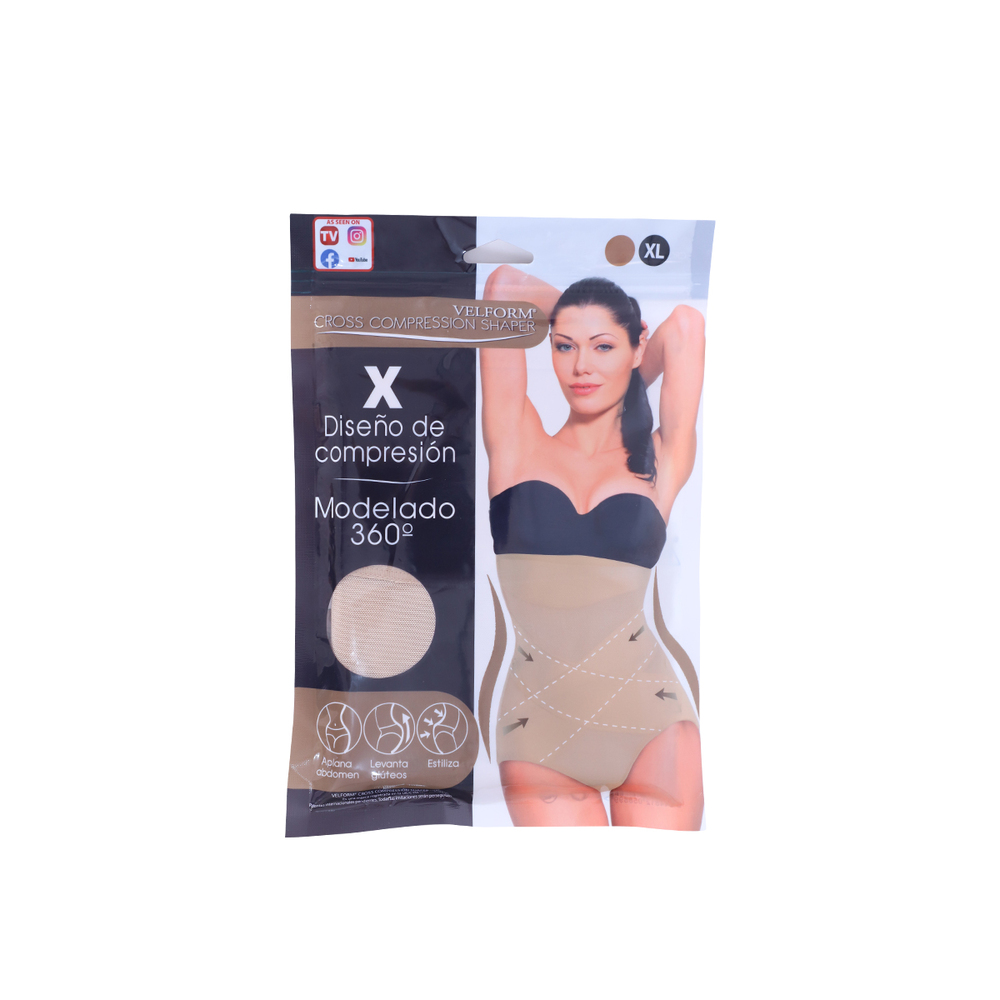 QUALITY PRODUCTS VELFORM CROSS COMPRESSION CALZÓN FAJA COLORES - 4