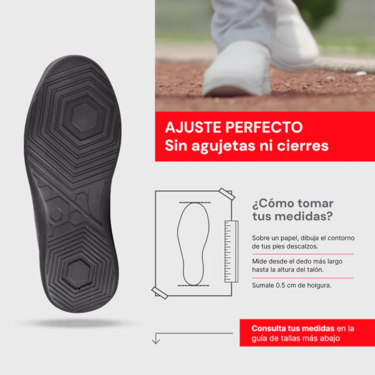 QUALITY PRODUCTS ZAPATILLA ERGONÓMICOS UNISEX CONFORT STEP COLORES - 5