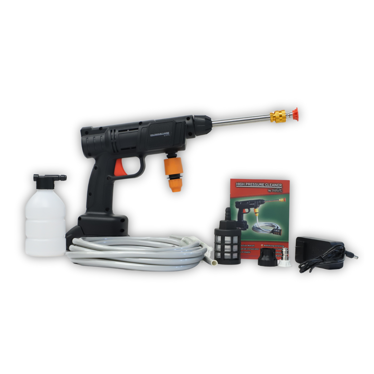 QUALITY PRODUCTS HIDROLAVADORA PORTÁTIL HIGH PRESSURE CLEANER BY STARLYF LAVADO A PRESIÓN 501423 - 1