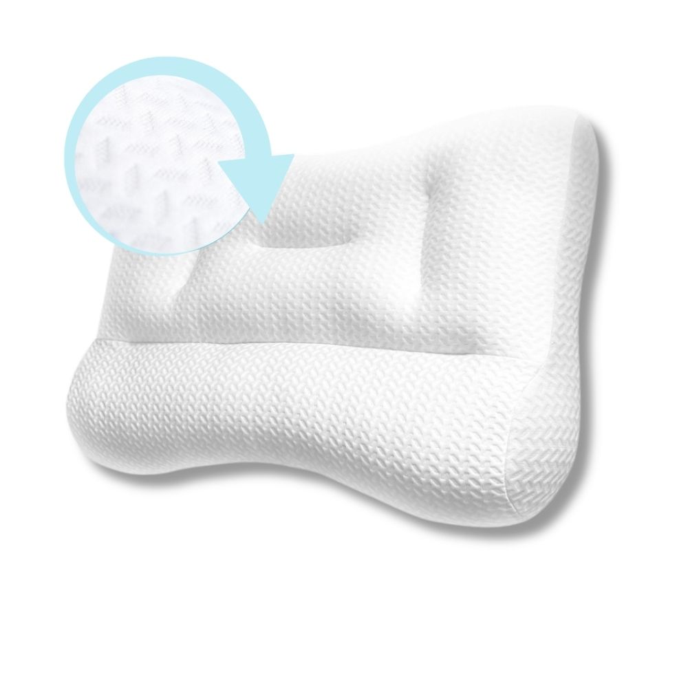 ALMOHADA ERGONÓMICA CON RODILLO CERVICAL - ERGO PILLOW - 1