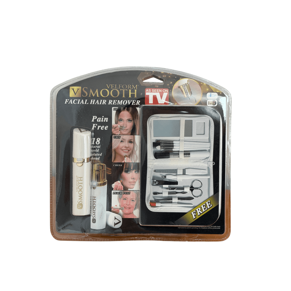 DEPILADOR FACIAL PORTÁTIL INALÁMBRICO + KIT DE MANICURE VELFORM SMOOTH - 4
