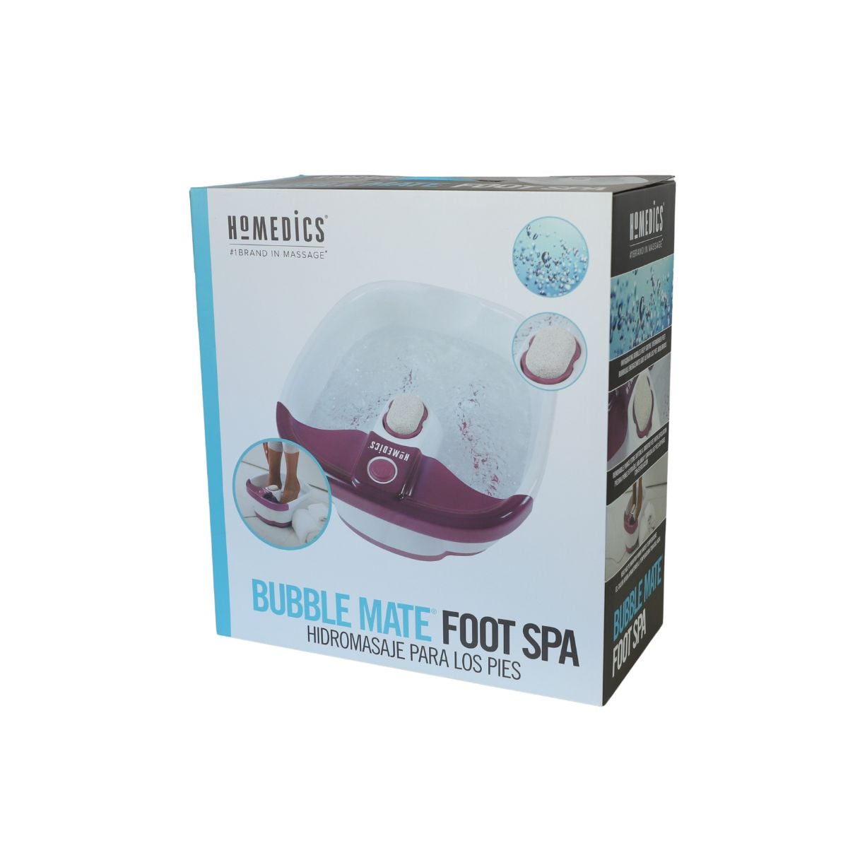 MASAJEADOR SPA RELAX PARA PIES CON PIEDRA PÓMEZ HOMEDICS - 4