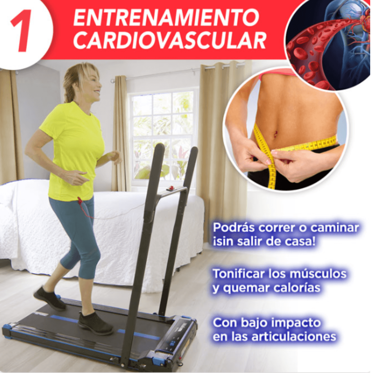 CAMINADORA PLEGABLE 2 EN 1 CON FUNCIÓN DE REFLEXOLOGÍA I WALK DUO - 4