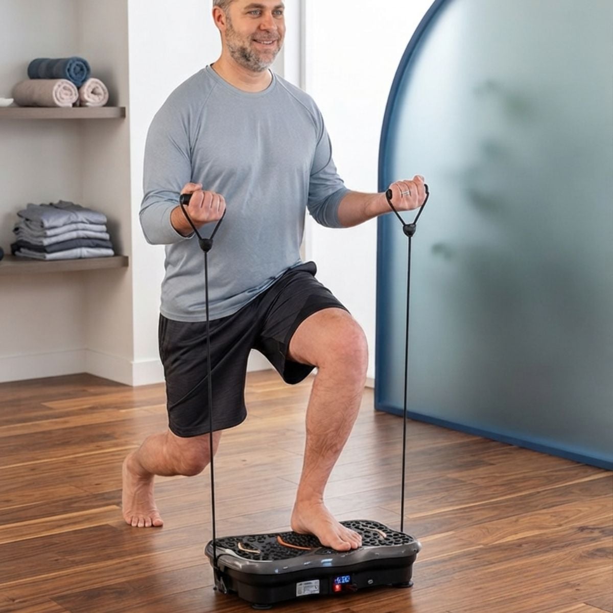 PLATAFORMA POWER FIT ELITE CARBÓN NEGRO - 2