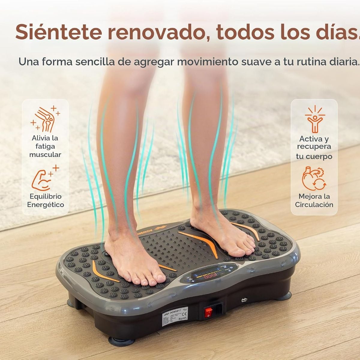 PLATAFORMA POWER FIT ELITE CARBÓN NEGRO - 3