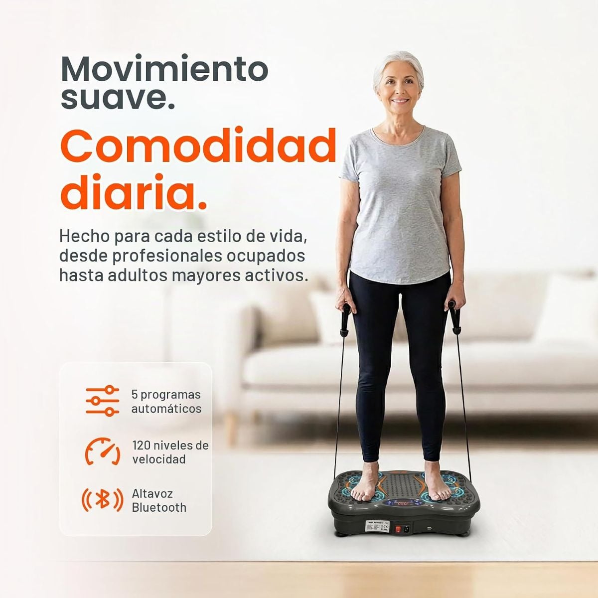 PLATAFORMA POWER FIT ELITE CARBÓN NEGRO - 5