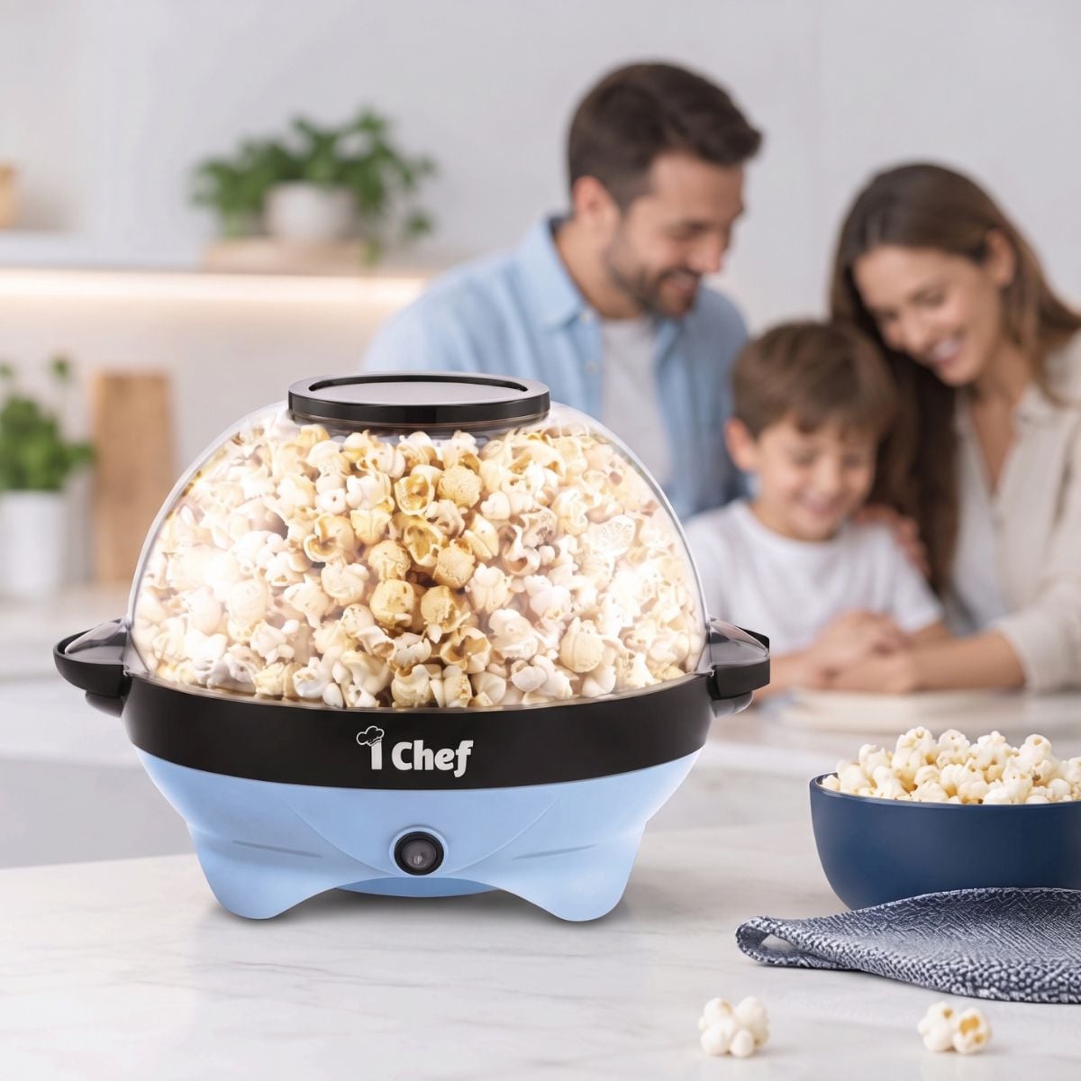 MÁQUINA PARA POPCORN I CHEF 5.7L CELESTE - 3