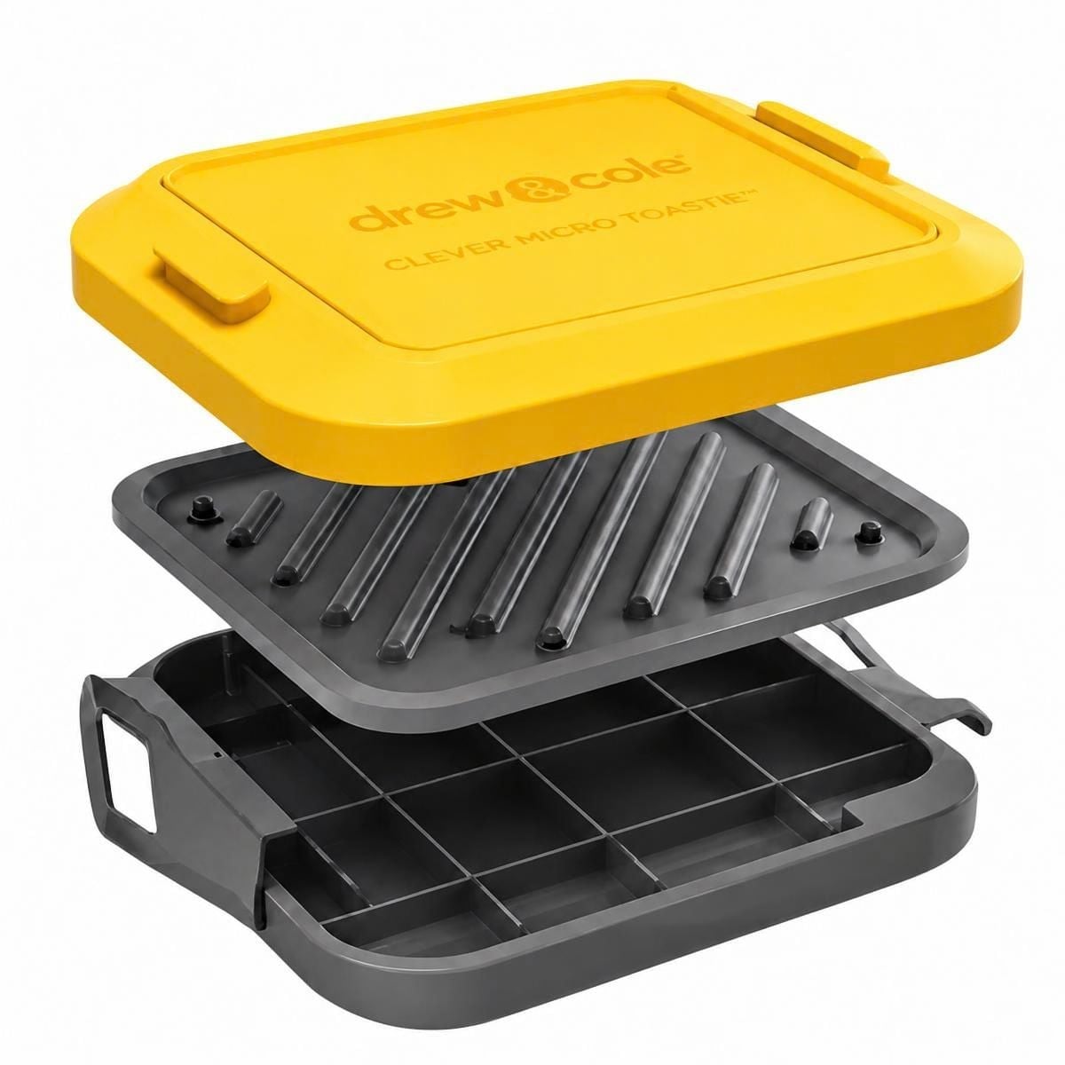 TOSTADORA DE MICROONDAS CLEVER MICRO TOASTIE GRIS - 2