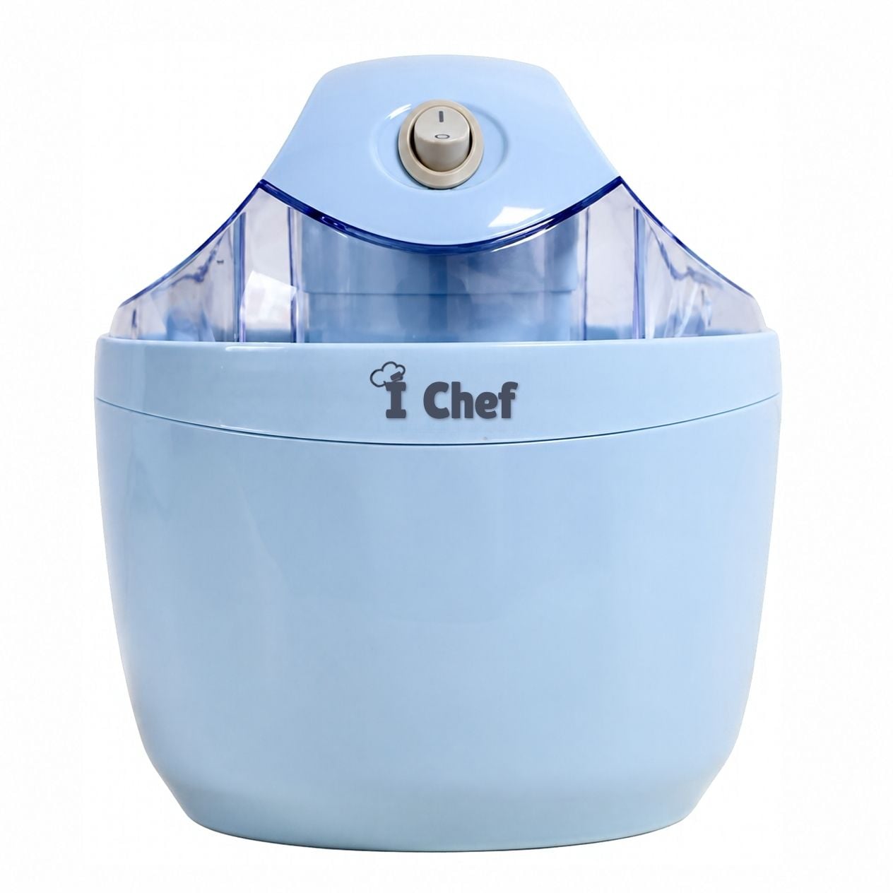 MÁQUINA DE HELADO I CHEF PORTÁTIL 200ML CELESTE - 2