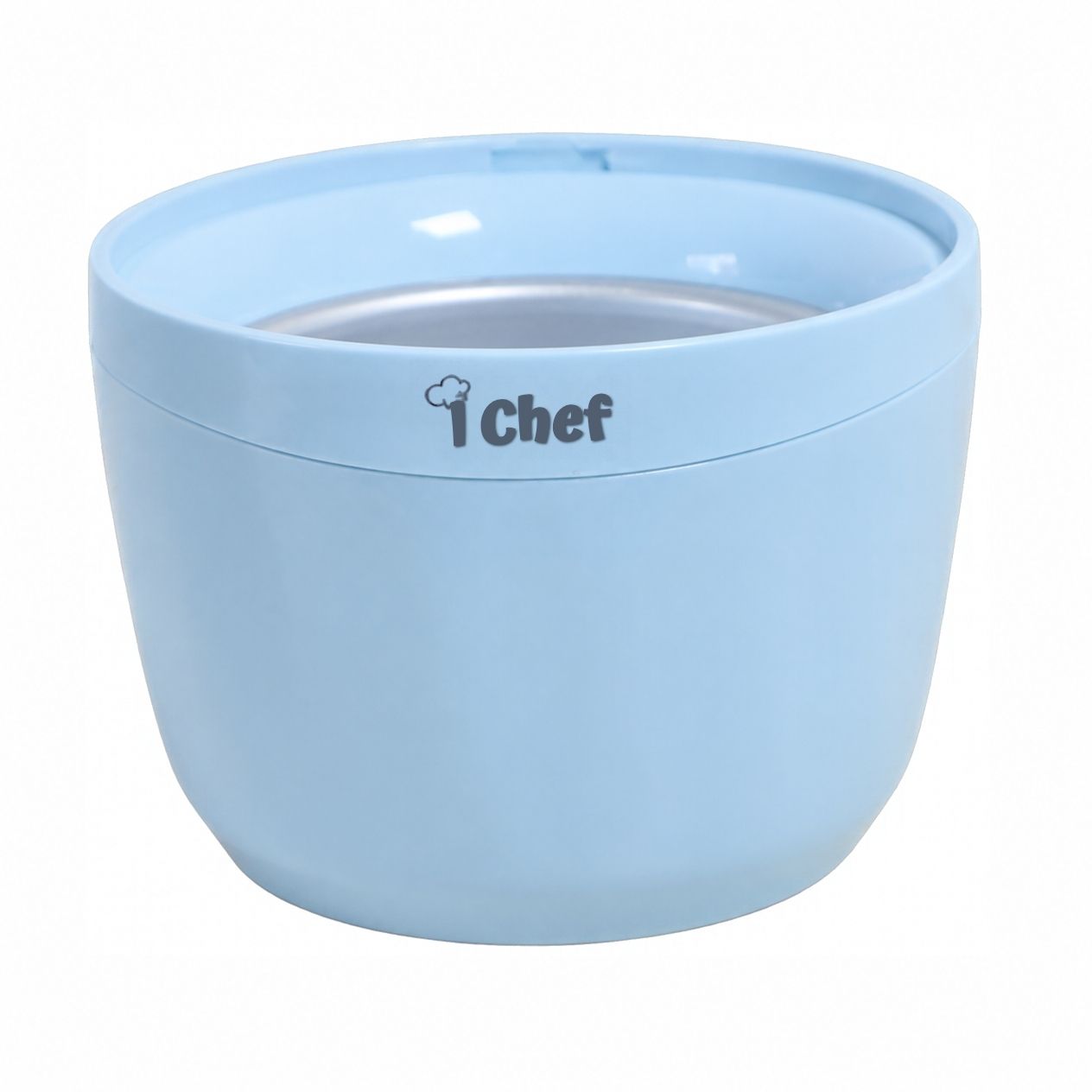 MÁQUINA DE HELADO I CHEF PORTÁTIL 200ML CELESTE - 6