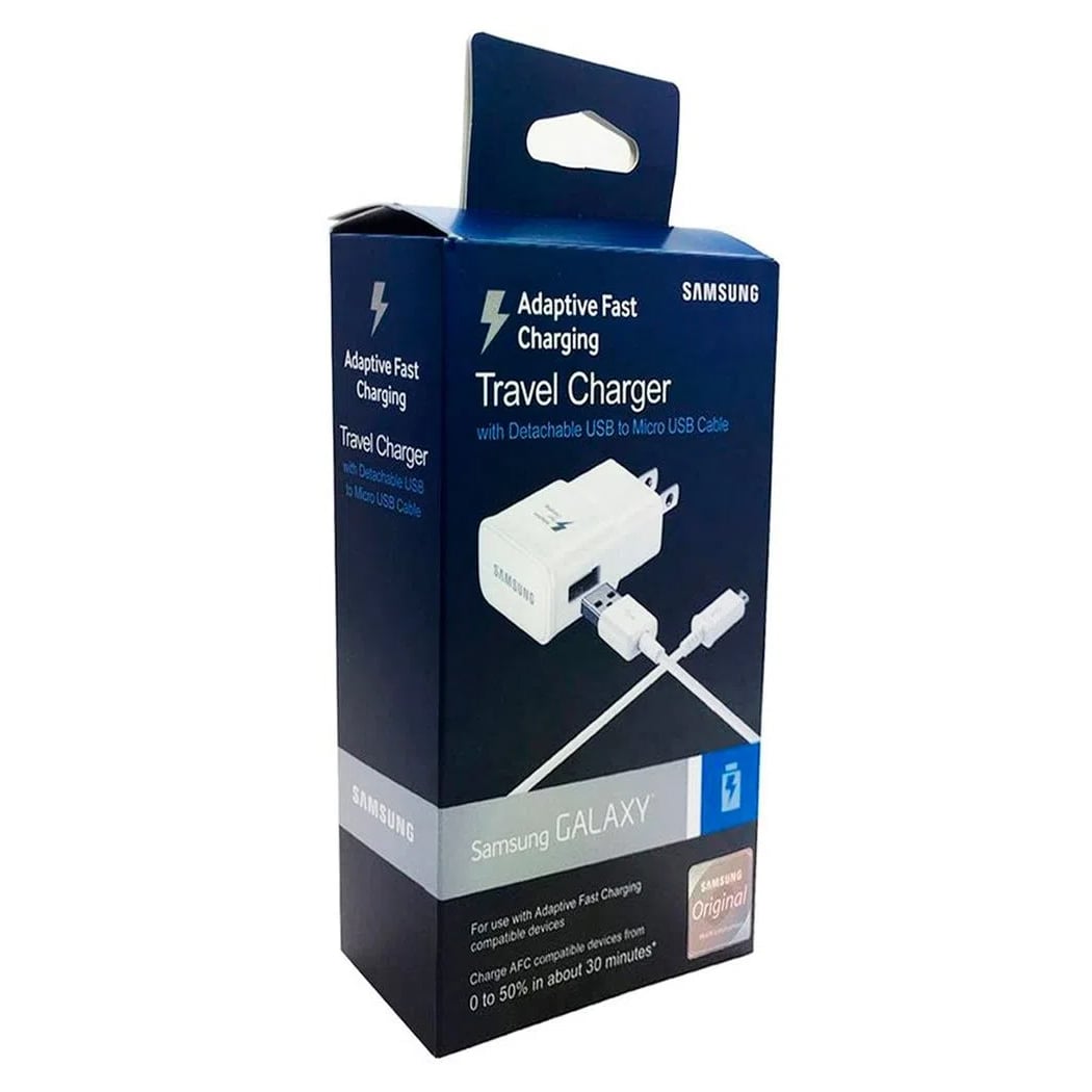 CARGADOR SAMSUNG MICRO-USB- V8 CARGA RÁPIDA - 1