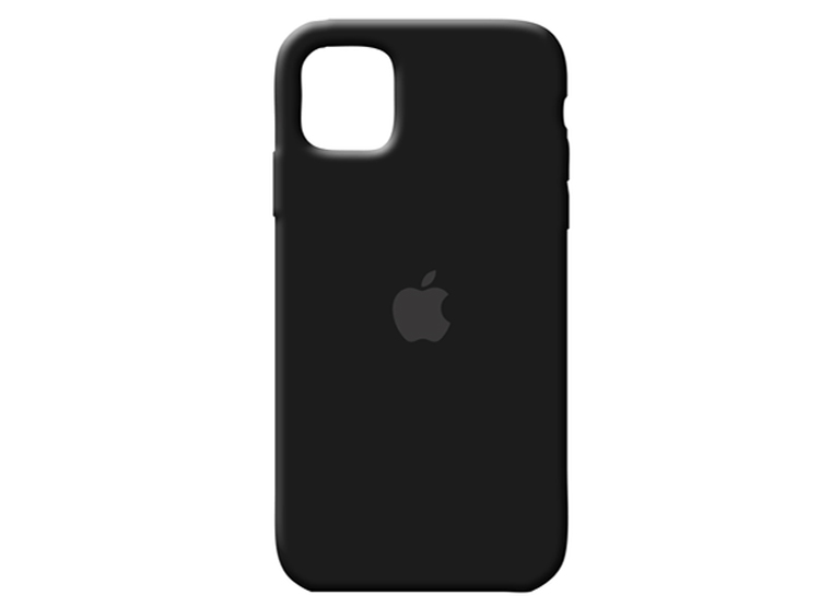 FUNDA SILICONE CASE IPHONE 12/12 PRO - NEGRO - 1