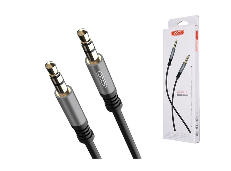 ADAPTADOR DE AUDIO XO-NB121 CABLE AUX JACK 3.5MM A JACK 3.5MM 1M - 1