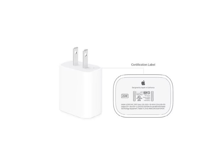 CARGADOR APPLE ORIGINAL IPHONE DE 20W + CABLE LIGHTNING A TIPO C - 3