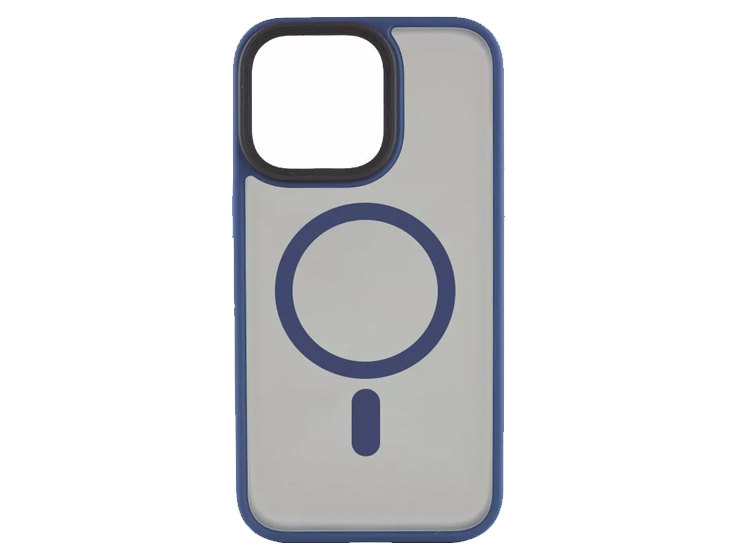 CASE MAGSAFE MATE PARA IPHONE 13 PRO NEGRO + MICA DE VIDRIO 11D COMPLETO - 2