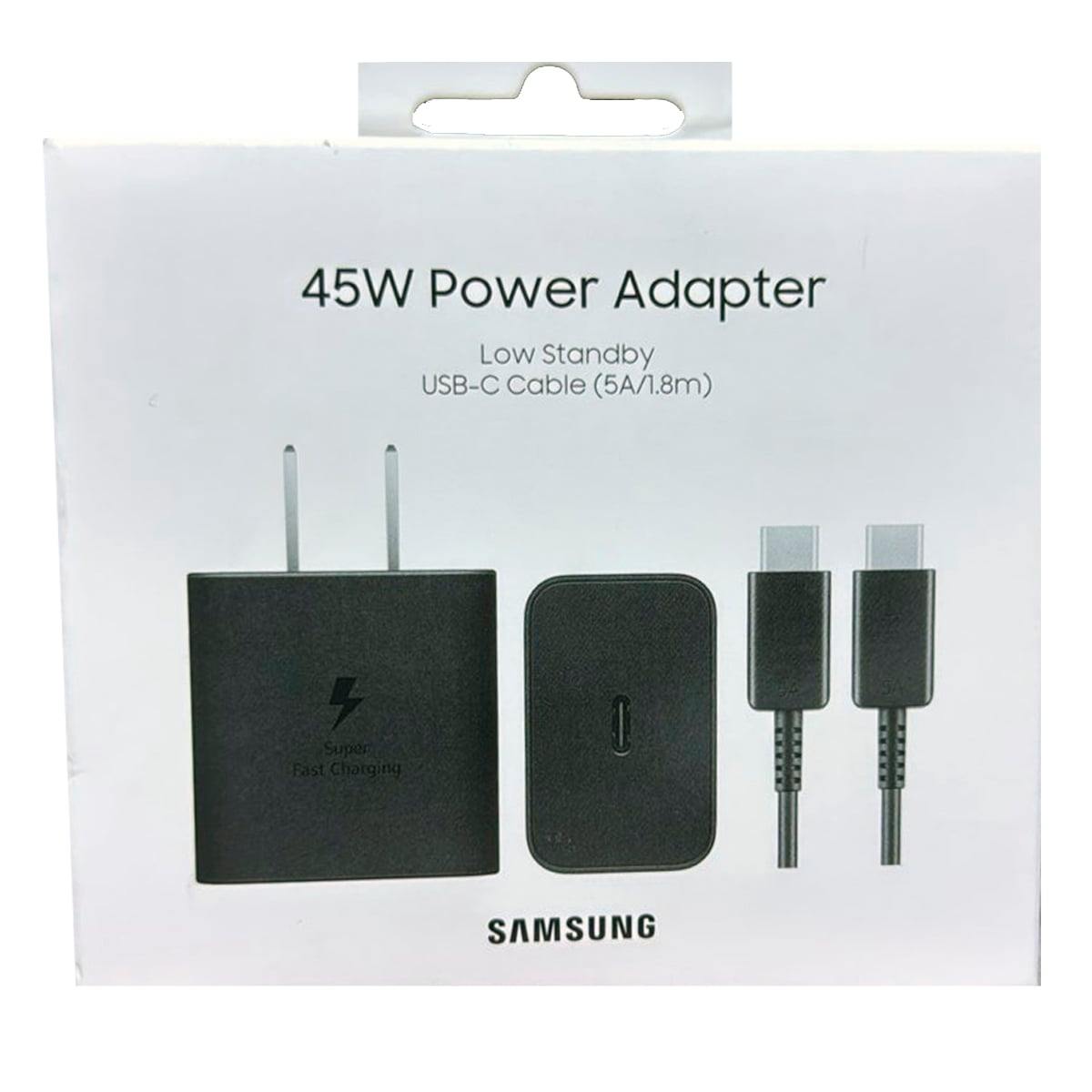 CARGADOR SAMSUNG 45W GAN CABLE 5A 1.8M PARA GALAXY A55, A56 - 3