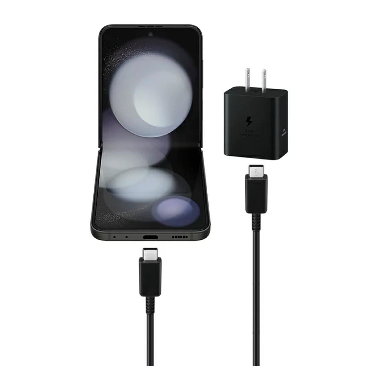 CARGADOR SAMSUNG 45W GAN CABLE 5A 1.8M PARA GALAXY A55, A56 - 4