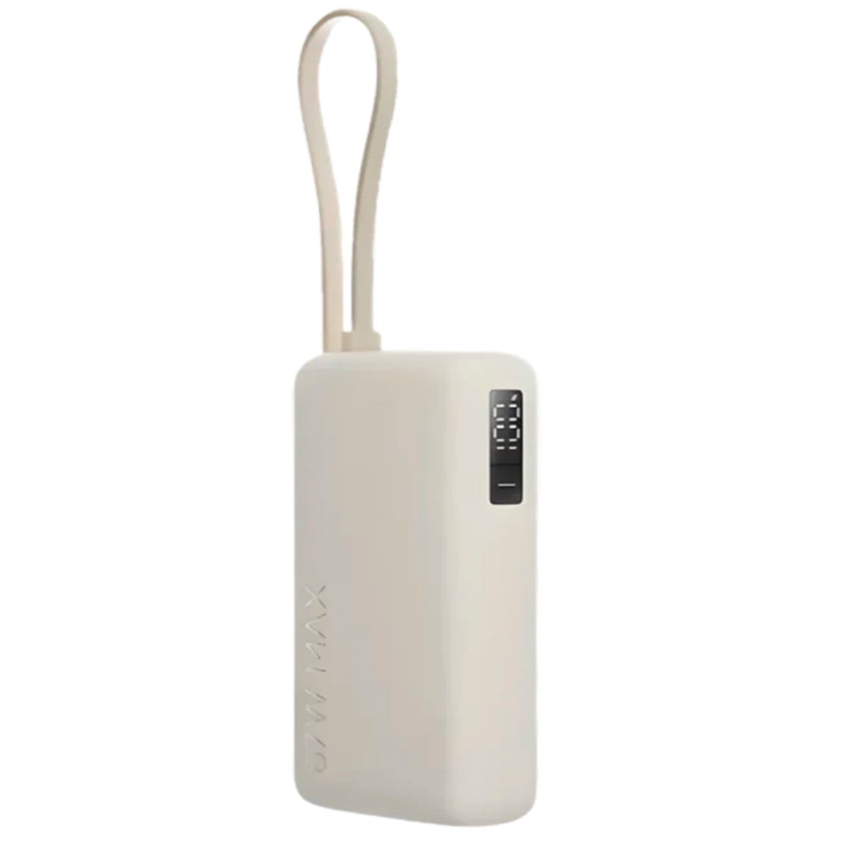 POWERBANK 10000 XIAOMI (67W) CON CABLE INTEGRADO RAPIDO BEIGE - 1