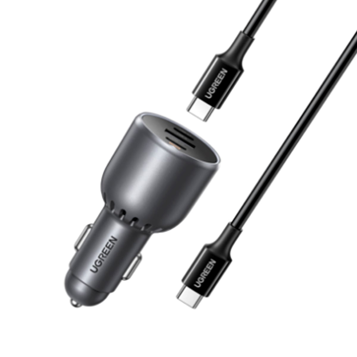 CARGADOR AUTO UGREEN EC705 130W USB C PARA IPHONE, IPAD, MACBOOK - 5