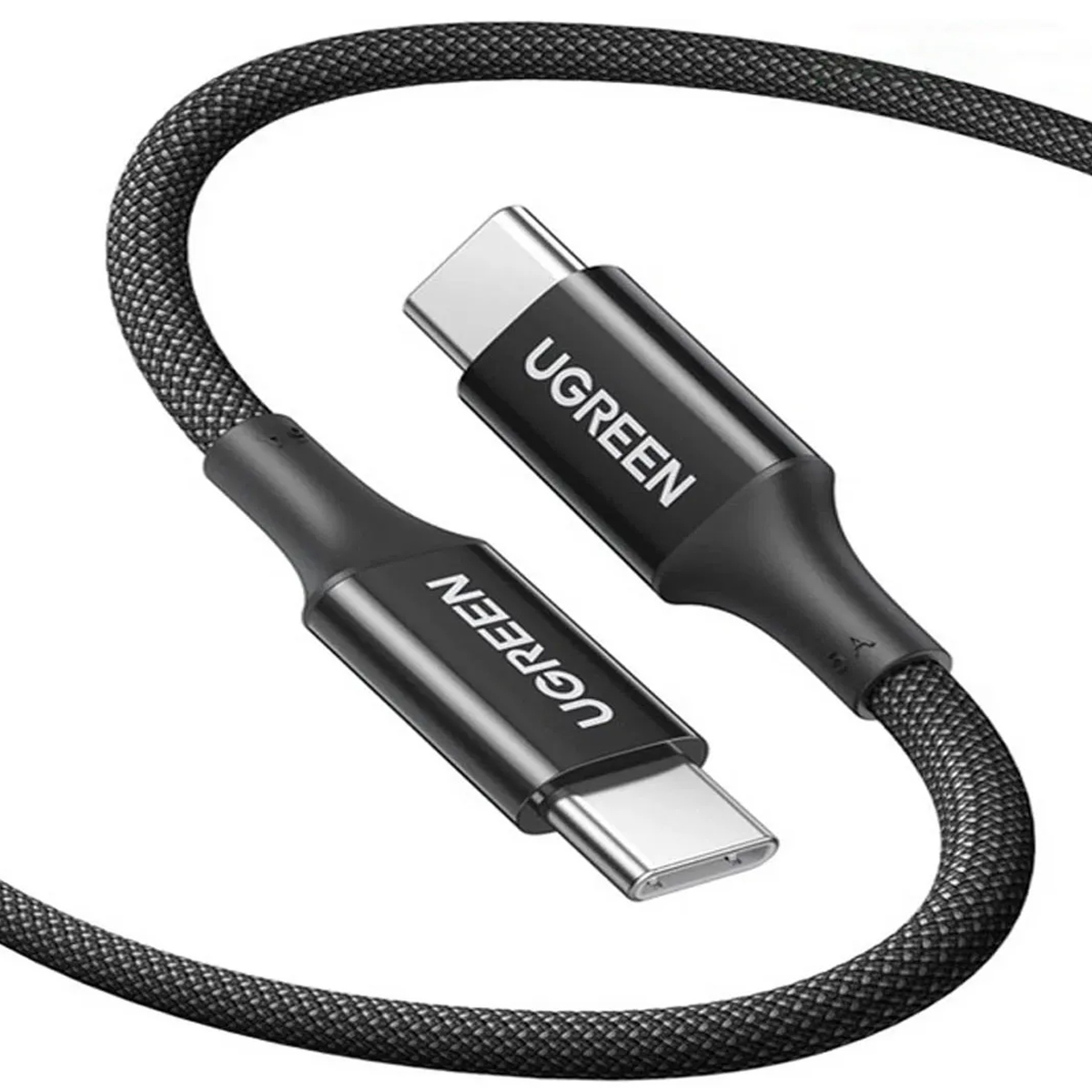CABLE UGREEN USB-C A USB-C 1 METRO 60W L501 - NEGRO - 1