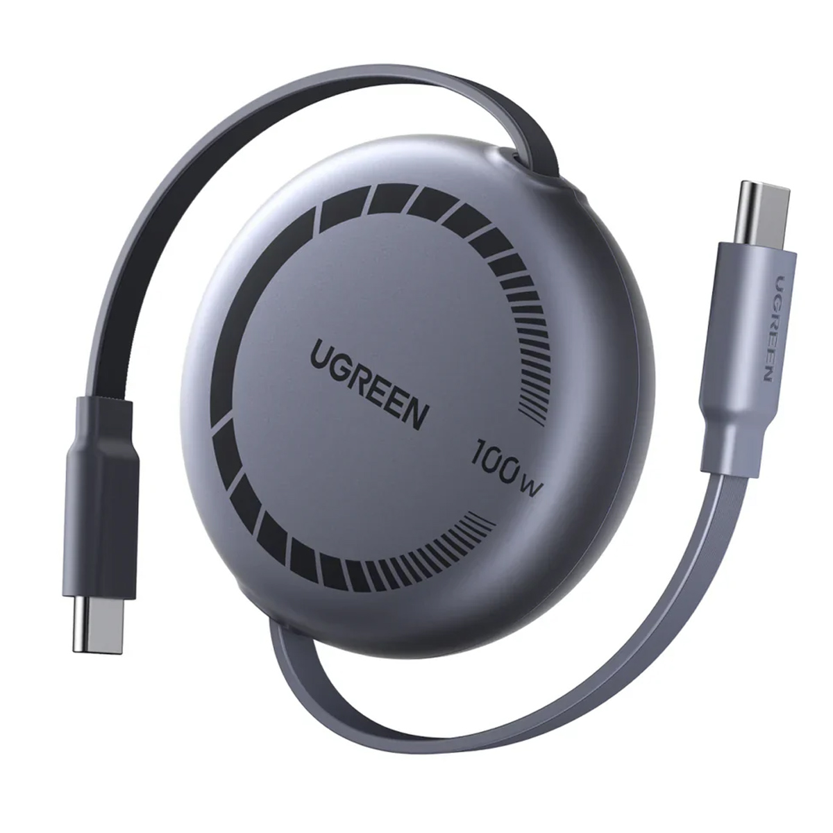 UGREEN CABLE RETRÁCTIL USB C PD 100W 1M L531- GRIS - 1