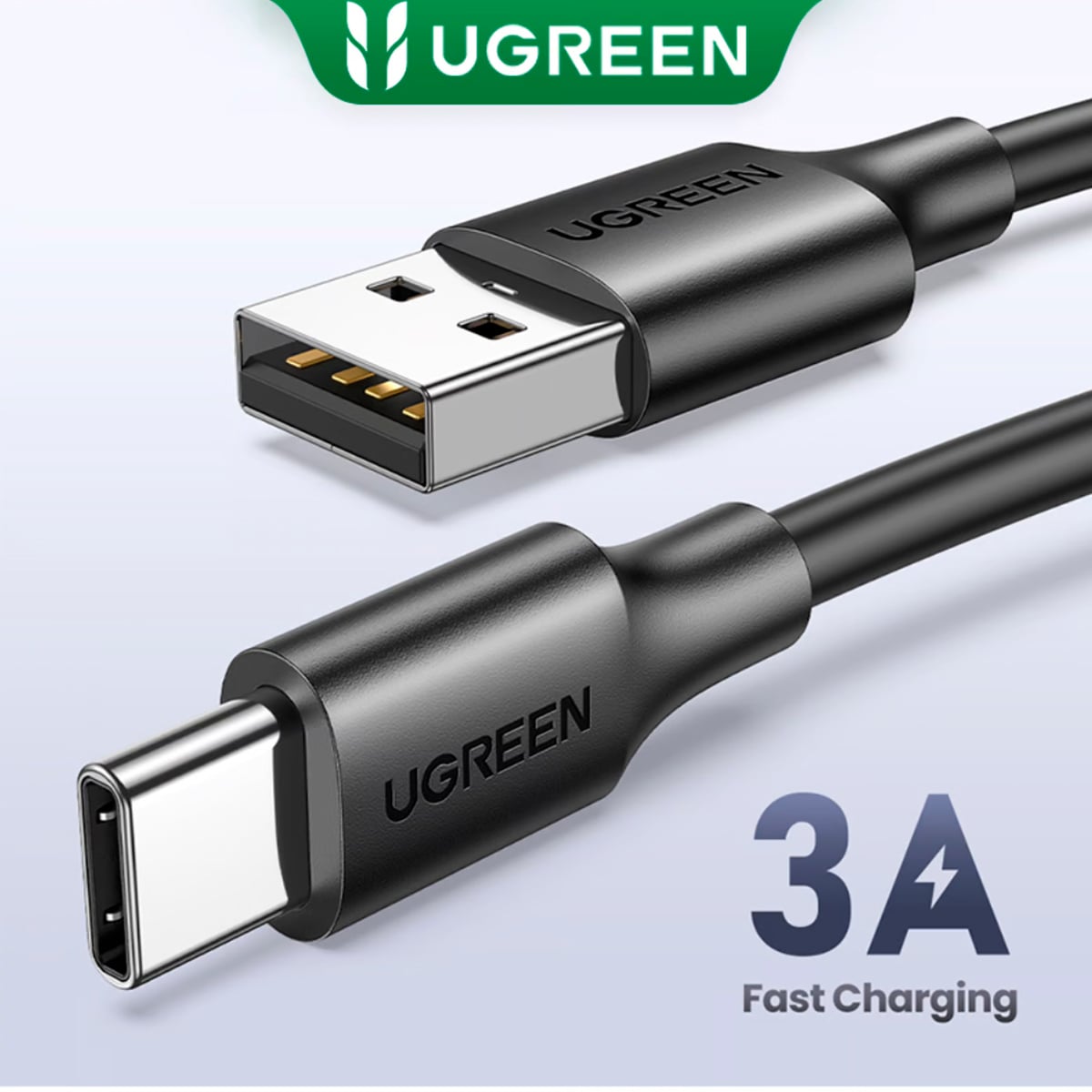 CABLE DE DATOS UGREEN US287 TIPO C DE 1 METRO CARGA RAPIDA - 3