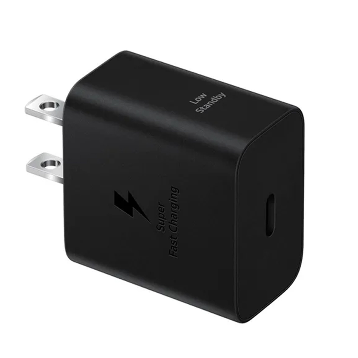 ADAPTADOR CARGADOR PARED SAMSUNG USB-C 25W CARGA RÁPIDA GAN NEGRO - 3