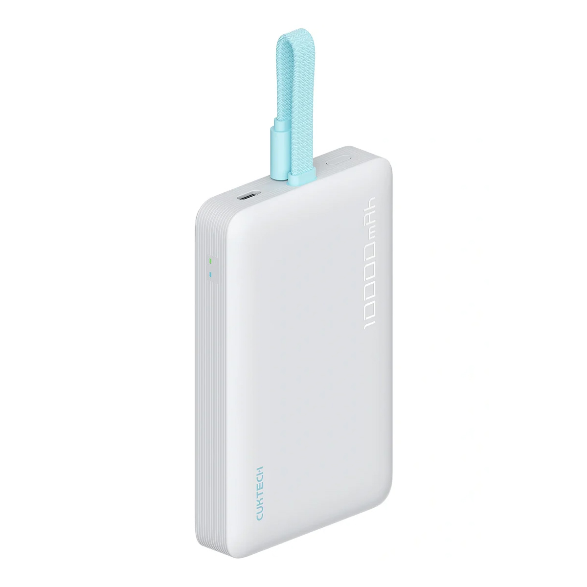 CARGADOR PORTÁTIL MAGNÉTICO 10000MAH CUKTECH CP132ML POWER BANK BLANCO - 2