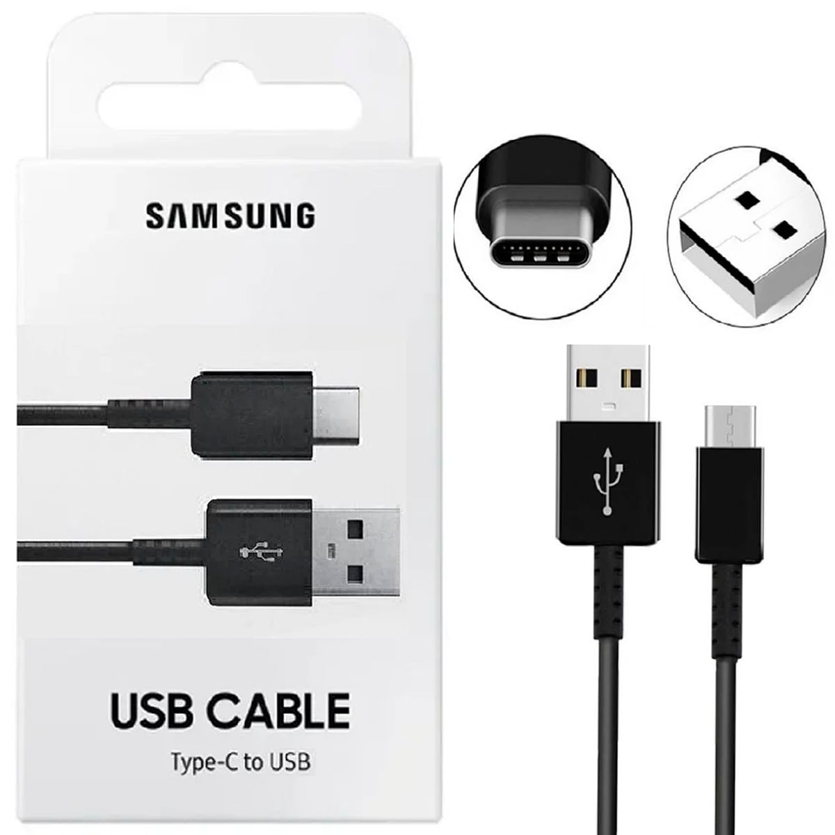 CABLE SAMSUNG 1.2M USB-C PRIMIUM CARGA RÁPIDA - NEGRO - 1
