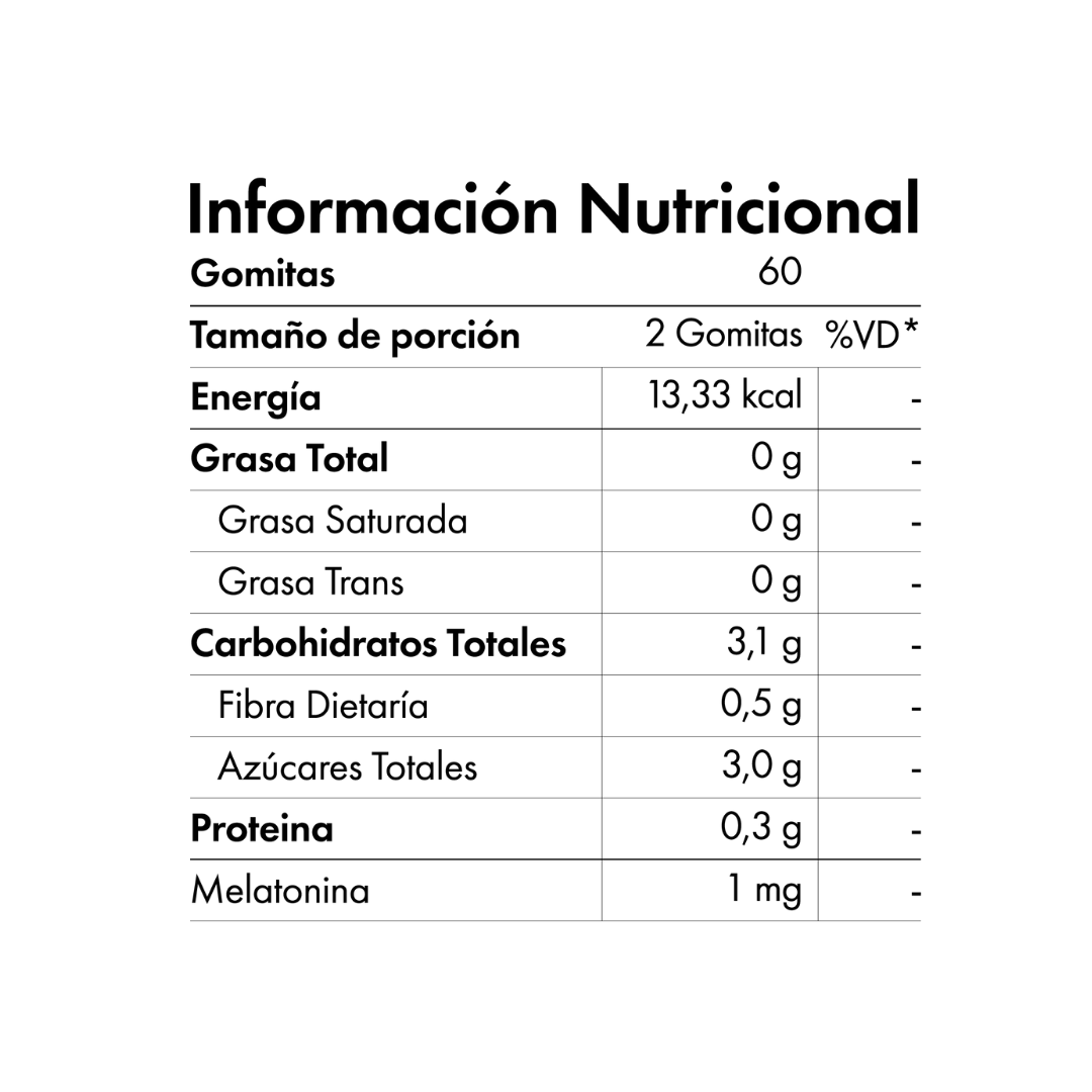 MELATONINA MELATONIB NIBRAY KIDS 1 MG 60 GOMITAS PARA NIÑOS - 2