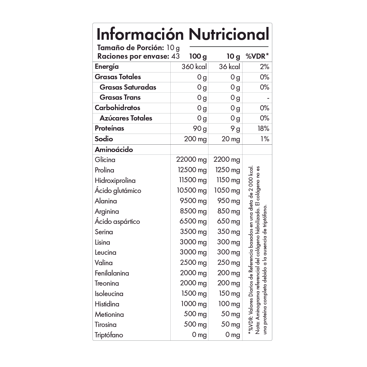 COLLAGEN PEPTIDES UNFLAVORED NIBRAY 43 SERVINGS 2 POTES - 3