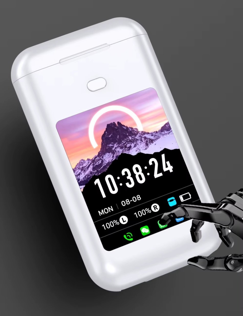 POWER BANK CON AUDIFONOS INTEGRADOS DELUXE TEC A98 BLANCO - 2