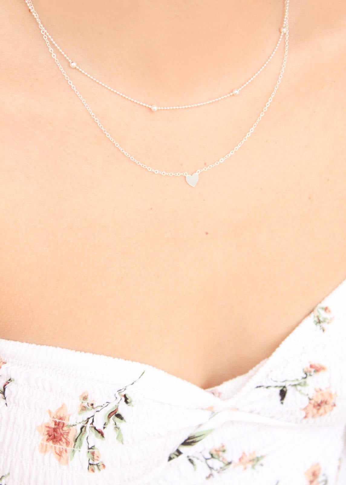 COLLAR SALLY DOS CAIDAS PLATA 925 MUJER - 2