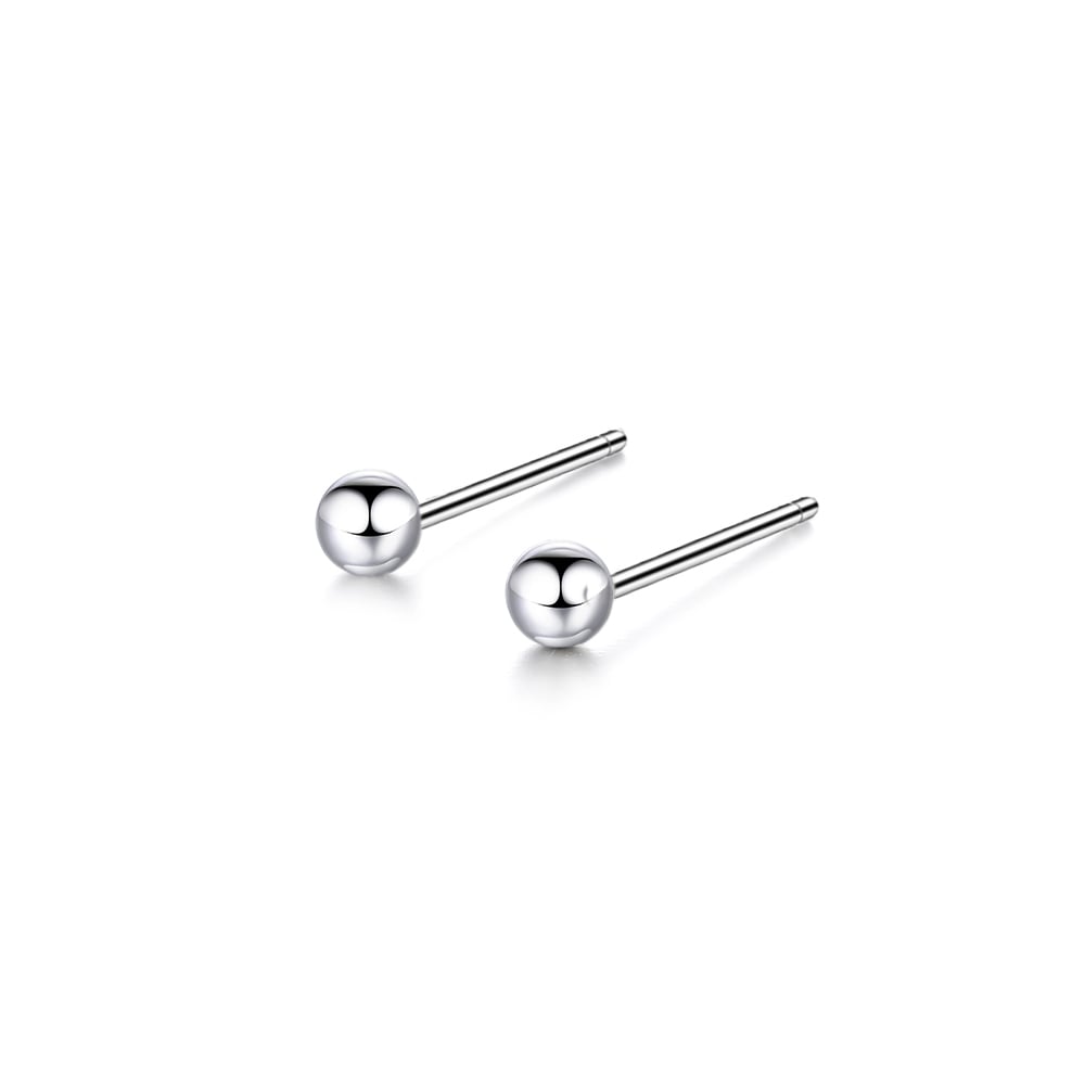 ARETE CLEO JOYAS & ACCESORIOS BOLA BOMBITA 2MM MUJER - 1