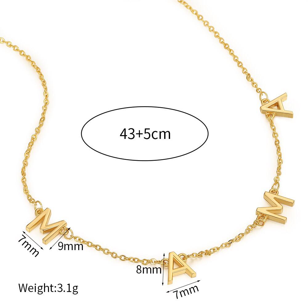 COLLAR MAMÁ BAÑO DE ORO MUJER - 2