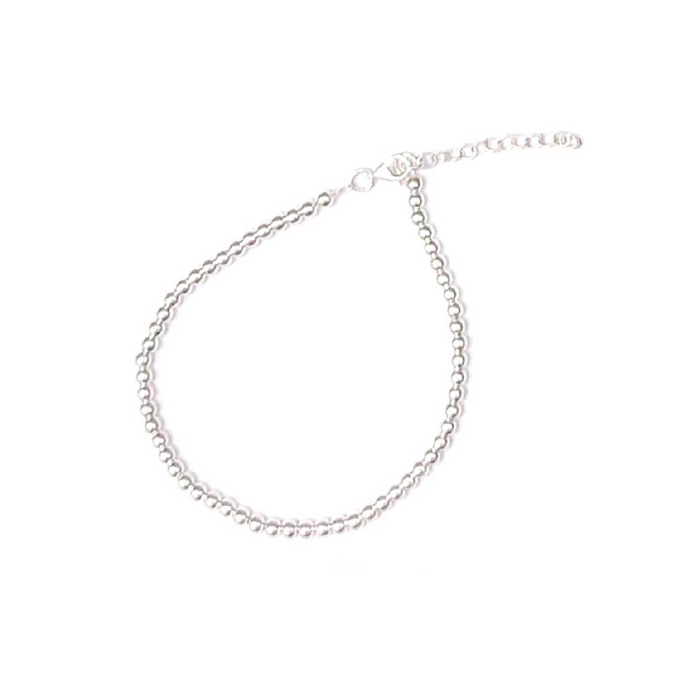 PULSERA CLEO JOYAS & ACCESORIOS BOLAS REGULABLE PLATA MUJER - 1