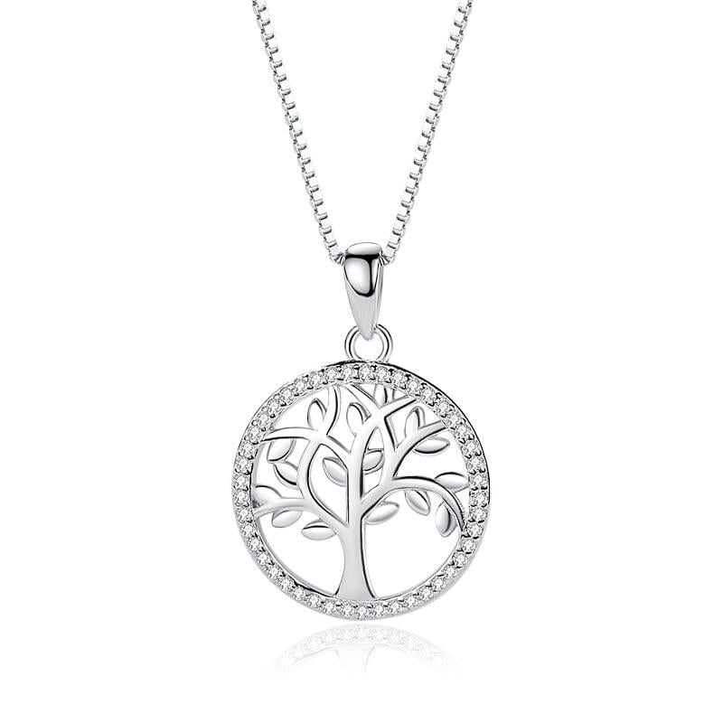 COLLAR CLEO JOYAS & ACCESORIOS ARBOL DE PROSPERIDAD MUJER PLATA - 1
