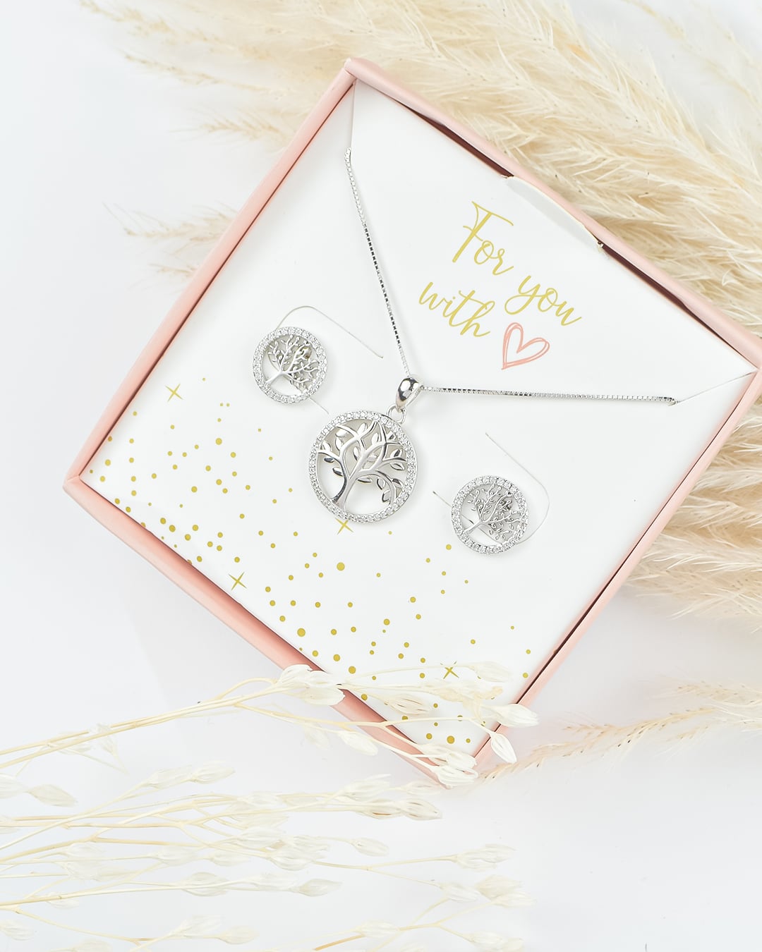 COLLAR CLEO JOYAS & ACCESORIOS ARBOL DE PROSPERIDAD MUJER PLATA - 5