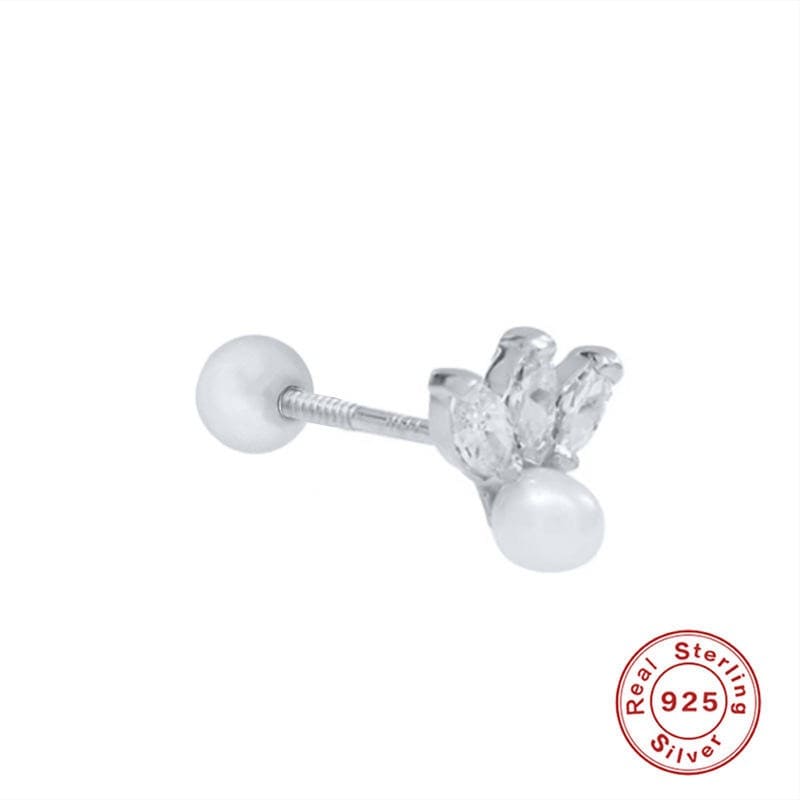 PIERCING XIME PERLA PLATA - 1