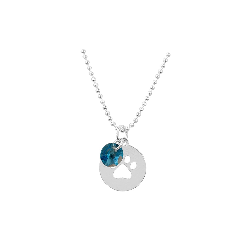 COLLAR HUELLA PET LOVER PLATA - 1