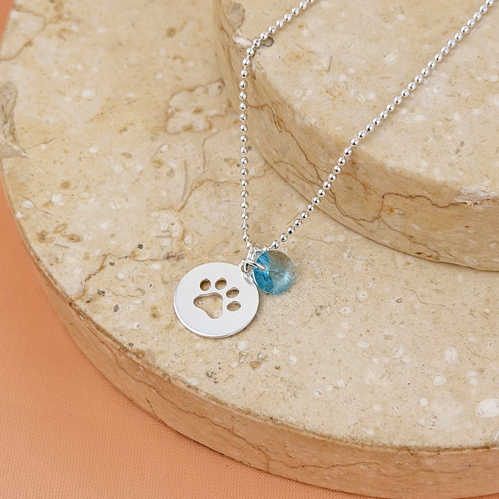 COLLAR HUELLA PET LOVER PLATA - 2