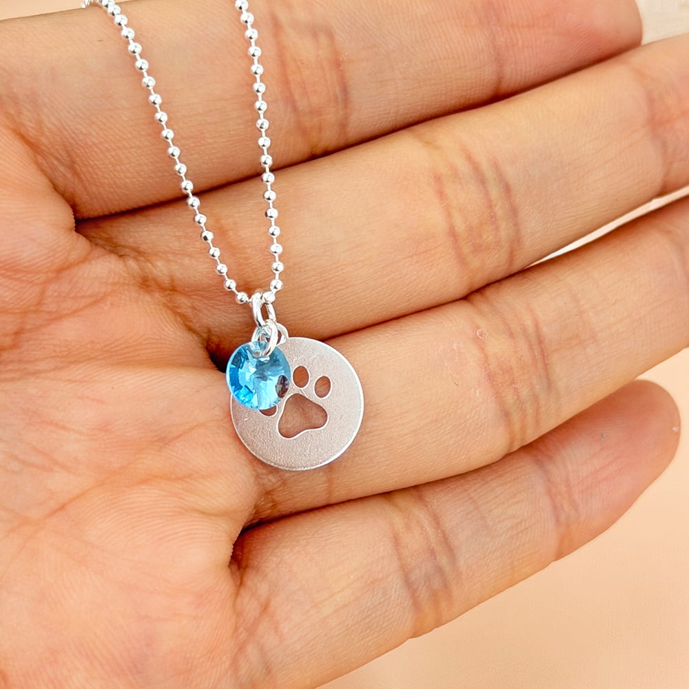 COLLAR HUELLA PET LOVER PLATA - 3