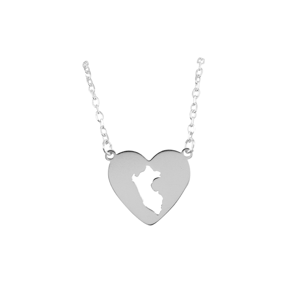 COLLAR PERU CALADO PLATA - 1