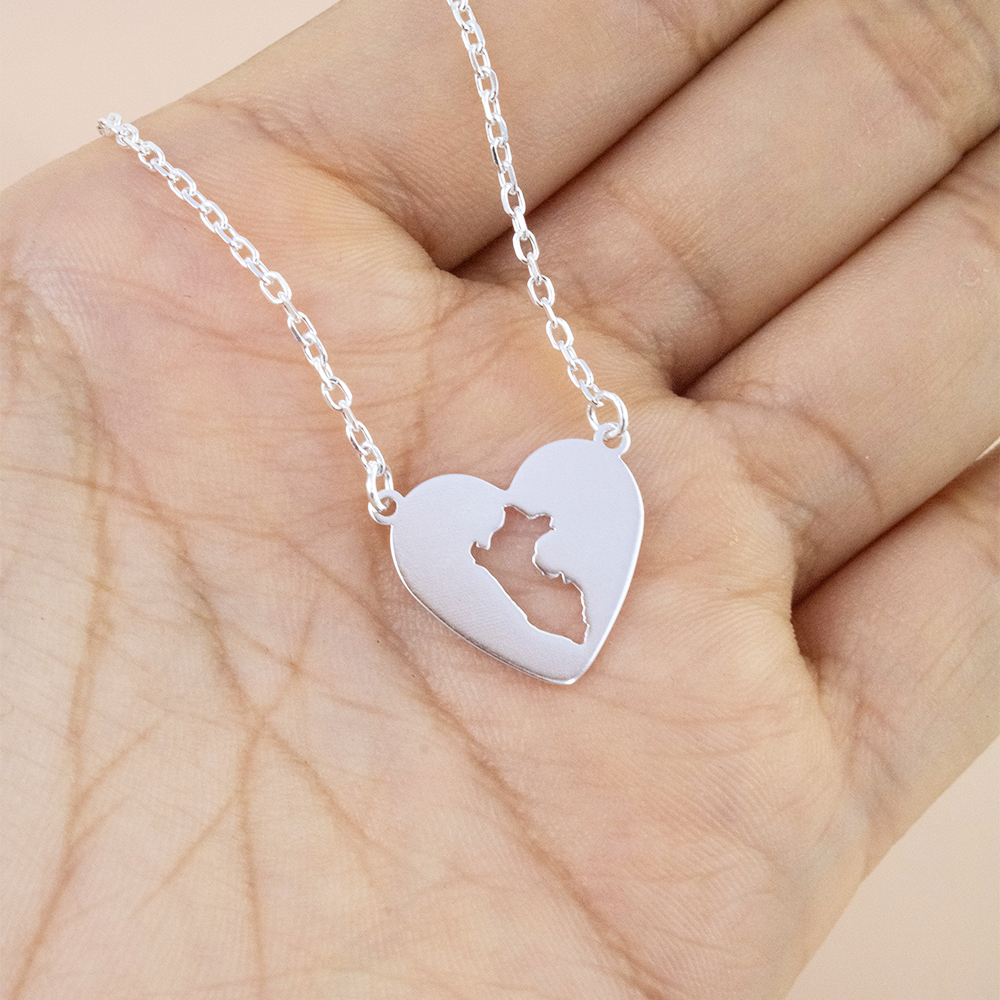 COLLAR PERU CALADO PLATA - 3