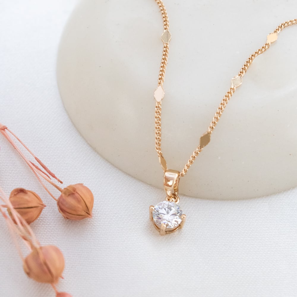COLLAR PUNTO DE LUZ ROSE - 2